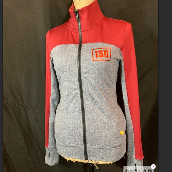 PINK Victoria's Secret Tops - Victoria Secret Pink ISU zip up